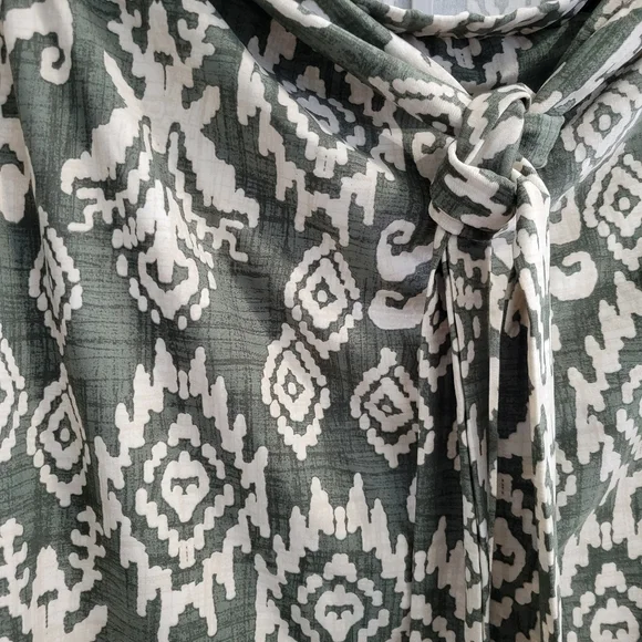 Cupio Green Boho Patterned Medium Skirt - Picture 4 of 4